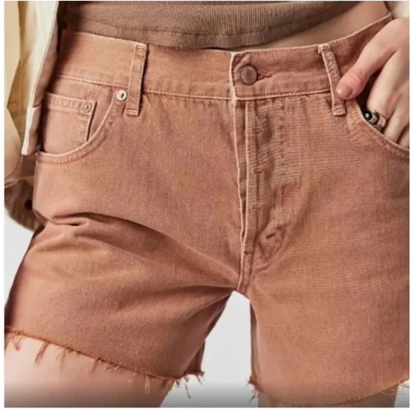 NWOT Free People We The Free Ivy Mid Rise Shorts - Picture 1 of 9